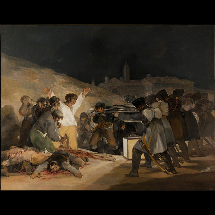 ゴヤ「マドリード、1808年5月3日」、マドリード、プラド美術館