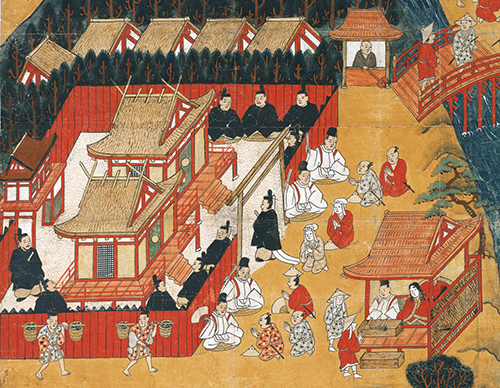 図2　「両宮曼荼羅」（16世紀末）に描かれた内宮の正殿