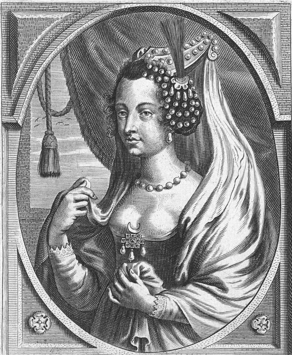 トゥルハン后（w: Pieter de Jode II, Public domain, via Wikimedia Commons）