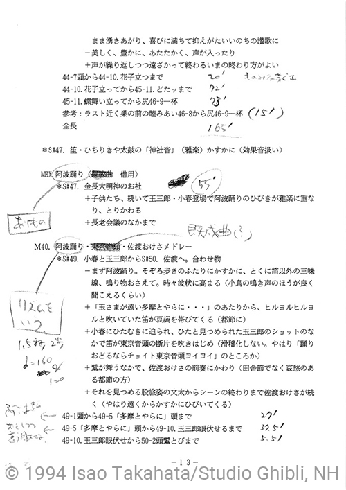 鈴木敏夫 × 田家秀樹　第6回　『平成狸合戦ぽんぽこ』、前代未聞の試み 05